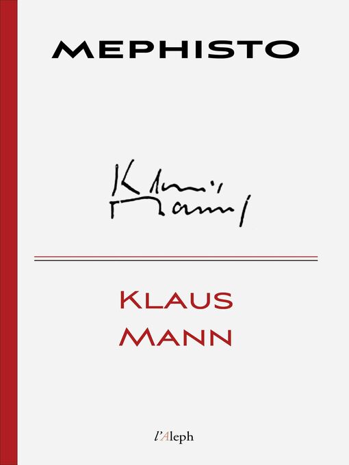 Title details for Mephisto by Klaus Mann - Wait list
